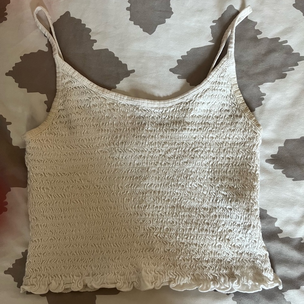 Hollister white camisole